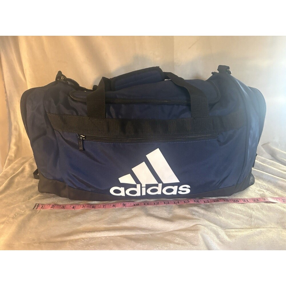 Adidas Defender Duffel Bag Large Black Gym Sports Travel Carry Shoulder 23/12/12